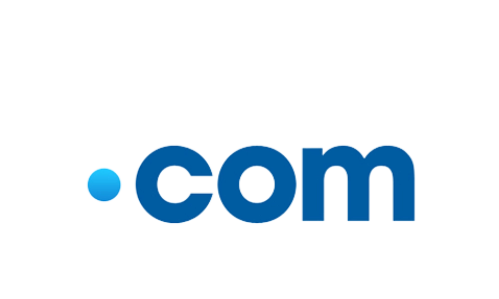.com domain name logo